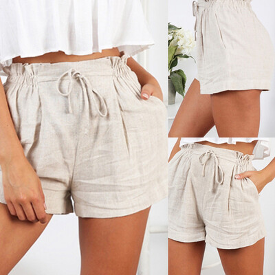 

Tailored Women Casual Pants Trousers Ladies Short Pants Withe Pocket