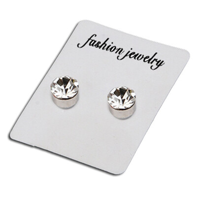 

Color Rhinestone Stud Earrings Magnet Earrings Universal Sexy Earless Magnet Stud Earrings for Men Women No Pierced Hole