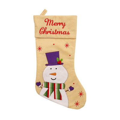 

Christmas Stocking With Hanging Rope Christmas Candy Gift Bag For Children Portable Christmas Decorations Kerst Decoratie