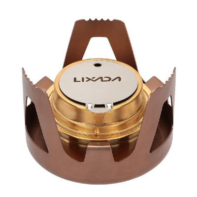 

Lixada Copper Alloy Portable Mini Ultra-light Spirit Burner Alcohol Stove Outdoor Camping Stove Furnace