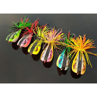 

New Lei frog ABS plastic Lei frog six color optional hook fishing gear accessories random color