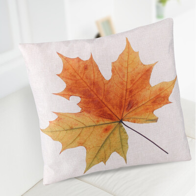 

Cotton Linen Autumn Fall Leaves Throw Pillow Case Cushion CoverPillow CaseFall Leaves Pillow Case