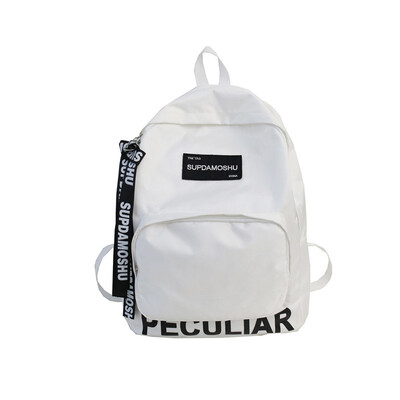 

Schoolbag mens fashion Korean style high school students travel ins backpack womens cloth double shoulder bag