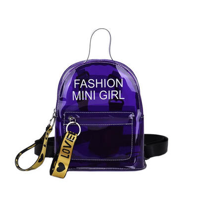 

2019 New Fashion PVC Backpack Childrens Student Jelly Backpack