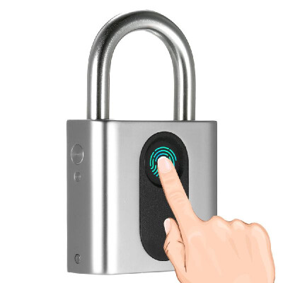 

USB Rechargeable Smart Keyless Fingerprint Lock IP65 Waterproof Anti-Theft Security Padlock Door Luggage Case Backpack Lock