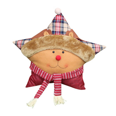 

Christmas Five-point Star Shaped Throw Pillow Christmas Pillow Sofa Cushion Decorative Pillow Cushion Sofa Decor Ornament