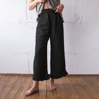 

Women Sexy Fashion Pants Solid High Waist Pants Pockets Casual Beach Pants