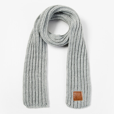 

Korean version of knitted childrens small scarf autumn&winter solid color childrens skin mark wool baby parent-child labeling warm scarf