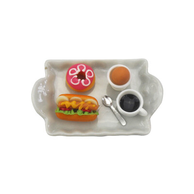

Siaonvr 112 16 Dollhouse Miniature Scene Model Food Plate Pretend Play Toy