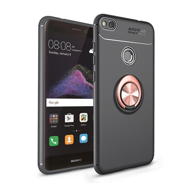 

Goowiiz Phone Case For Huawei Mate 10 LiteMaimang 6Honor 9i IndiaP8 Lite 2017 Luxury Metal Ring Magnetic Bracket Shockproof