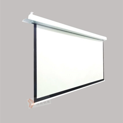 

E6SWA 11 Matte White Reccessed In-Ceiling Motorized Retractable Projector Screen with multiple controls for smart home