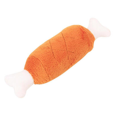 

Pet Bones Plush Sound Chew Throw Toys Dog Puppy Squeaky Interactive Toy