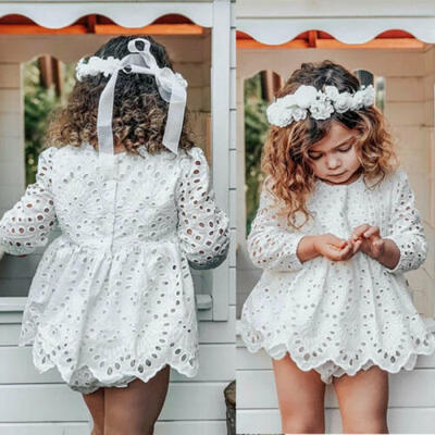 

UK Newborn Baby Girl Kid Long Sleeve Top Skirt Dress Shorts Outfit Clothes 0-24M