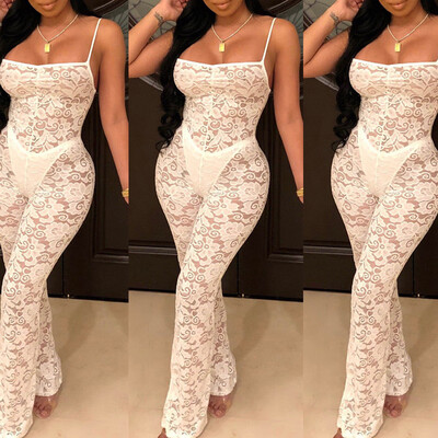 

Women Ladies Clubwear Lace Playsuit Bodycon Party Jumpsuit Romper Trousers