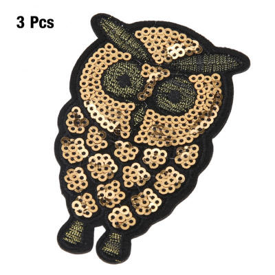 

Greensen Animal Embroidered Patch DIY Decoration Sequin Cloth Iron Sew Sticker Applique Craft Accessory