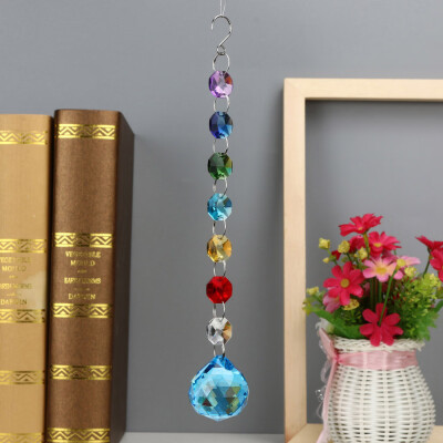 

Toponeto 1PC DIY Bohemian Clear Crystal Ball Prisms Pendant Hanging Wedding Decor Gift