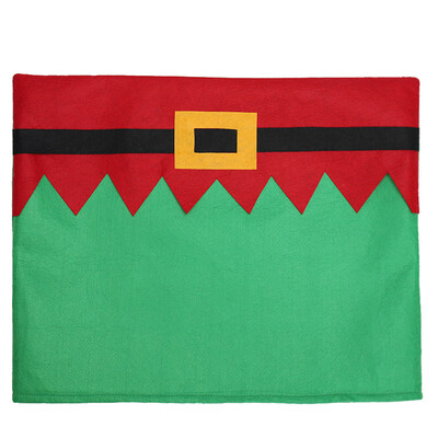 

Gobestart Non-woven Christmas Elf Chair Cover Elf Chair Foot Cover Christmas Decoration