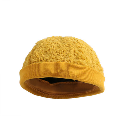 

Hat ladies autumn&winter warm melon leather hat Korean version cashmere landlord hat students street ya yu hat outdoor hat