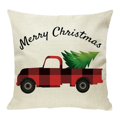 

〖Follure〗New Christmas Cotton Linen Pillow Case Sofa Cushion Cover Home Decor