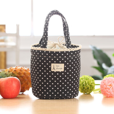 

2019 Handbag Women Lunch Bag Bolsa Termica Thermal Insulated Lunch Box Cooler Bag Tote Bento Pouch Lunch Container DropShipping