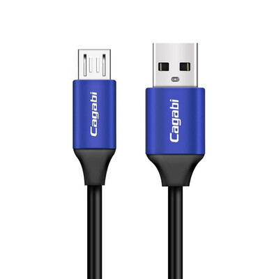 

Cagabi T1 TPE 480Mbps 5V24A 1m Micro USB Fast Charging USB Data Cable