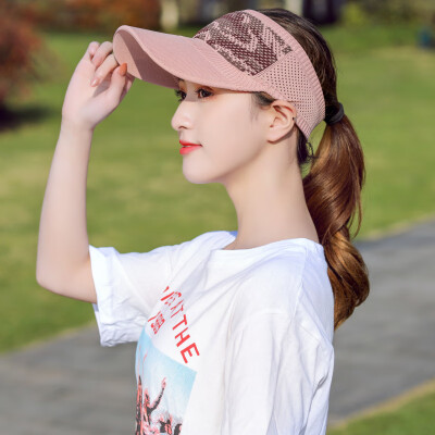 

Empty top hat womens spring&summer leisure Korean mix&match sweet letter baseball cap knitting cap outdoor sun hat