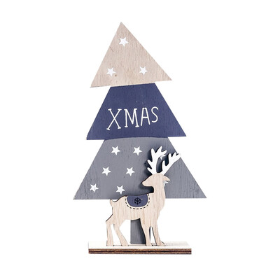 

Gobestart Xmas Wooden Santa Christmas Tree Festival Ornament Home Decor Christmas Gifts