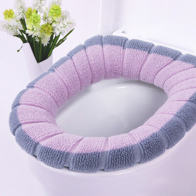 

Gobestart Bathroom Toilet Seat Closestool Washable Soft Warmer Mat Cover Pad Cushion