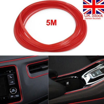 

5M Matte Car Auto Interior Styling Moulding Trim Strip DIY Decorative Line