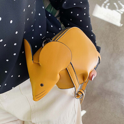 

Female bag 2019 new fashion cartoon mouse messenger bag summer small fresh shoulder bag wild Sen small bag