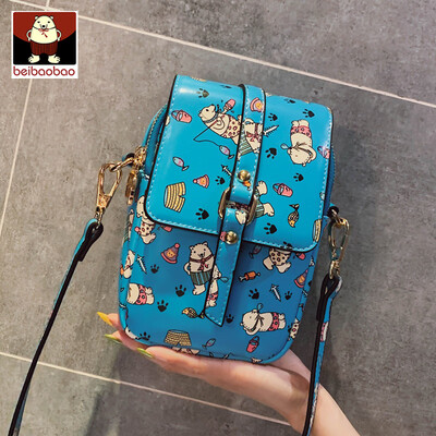 

On the new little bag girl 2019 new fashion personality single shoulder mobile phone ugly cute fashion oblique satchel bag