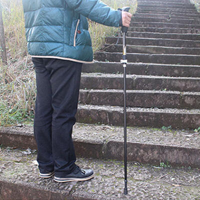 

Greensen Outdoor Adjustable Folding Aluminium Alloy Hiking Walking Stick Ski Trekking Pole Cane