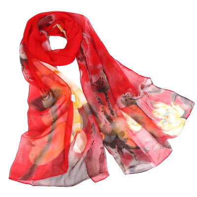 

Gobestart Fashion Women Printing Long Soft Wrap Scarf Ladies Shawl Scarves