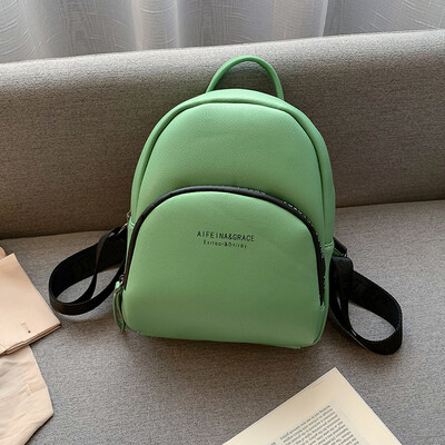 

2019 new double shoulder bag multi-function single shoulder bag oblique span backpack Korean version fashion simple lady bag