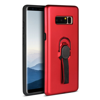 

Phone Ring Case Samsung Galaxy Note 8 Magnetic Stand Cover Samsung Note8 SM-N950F SM-N950FDS SM-N950FD Hybrid TPU Bumper Case