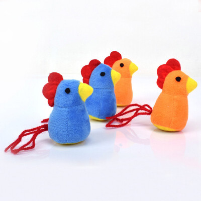 

Pet Plush Interactive Toy Cute Small Chicken Doll For Cats Soft Plush Interactive Kitten Toy Pet Products Zabawki Dla Kota