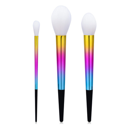 

〖Follure〗3PCS Cosmetic Makeup Brush Brushes Foundation Powder Eyeshadow Brush Set