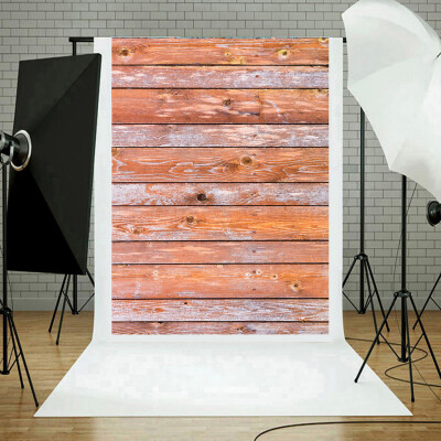 

Toponeto Vinyl Wood Wall Floor Photography Studio Prop Backdrop Background 3x5FT A