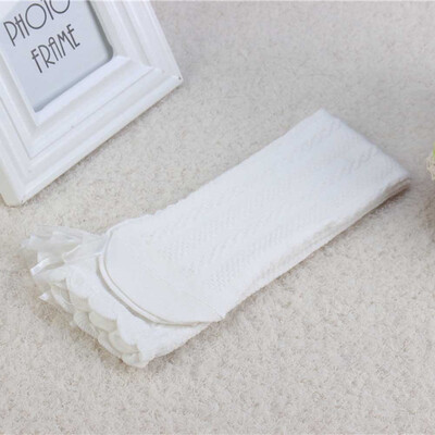 

Socks girl knee high cotton ribbed Spanish Romany ribbon cotton Mltiple colour