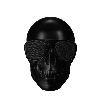 

Plastic Skeleton Metallic Wireless Shape BT Speaker White