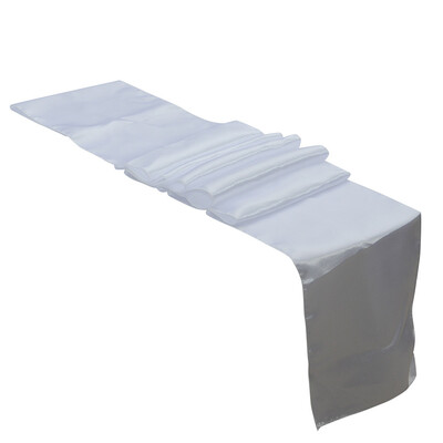 

Toponeto 30x275cm Satin Table Runner Wedding Reception Banquet Party Decoration