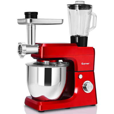 

3 In 1 Upgraded Stand Mixer with 7QT Stainless Steel Bowl