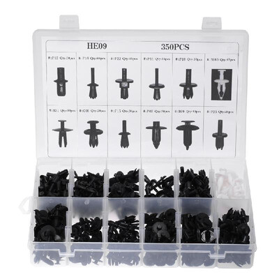 

350pcs Car Plastic Push Retainer Pin Rivet Trim Clip Assortments Kit