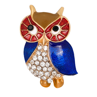 

New Shaped Owl Crystal Brooches Multi Color Owls Brooches And Pins Lapel Pins Brooches For Women