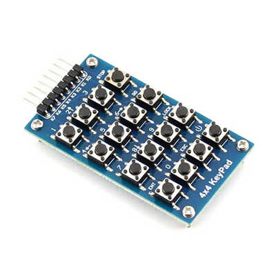

4x4 Keypad Accessory Board 16 Push Buttons Arranged as 4x4 Matrix Keyboard Buttons Module Development Kit
