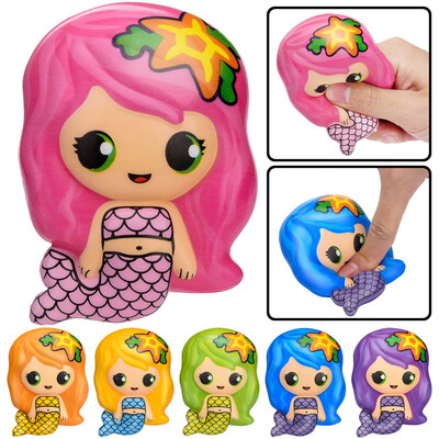 

Gotoamei Squishies Toy Kawaii Mermaid Slow Rising Cream Scented Stress Relief Toys Gifts