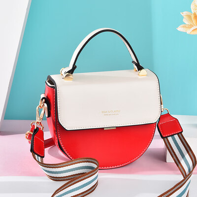 

Female tide summer oblique Bag Korean version fashionable one-shoulder handbag middle-aged mother bag semi-round bag