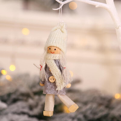 

Wooden Wool Pendant Widget for Children Lovely Christmas Tree Decoration Children Room Furnishings