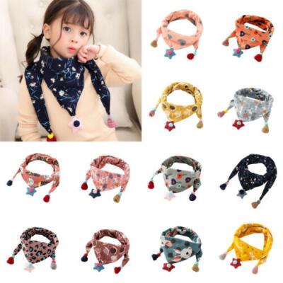 

Kids Baby Girls Boys Ring Scarf Bibs Scarves Stars Fish Shawl Neckerchief Shawl