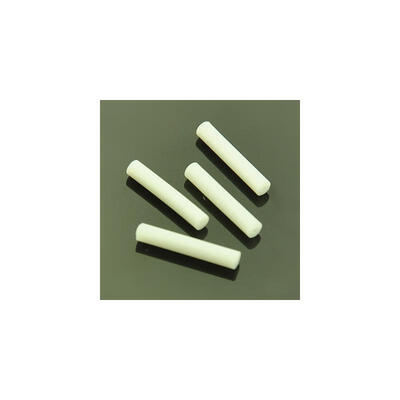 Plastic Earring Ear Nuts White Plastic 13x2mm Hole 05mm